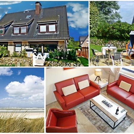 3-Zimmer-Ferienwohnung Deichwiese Westerland 1-3 Personen Экстерьер фото